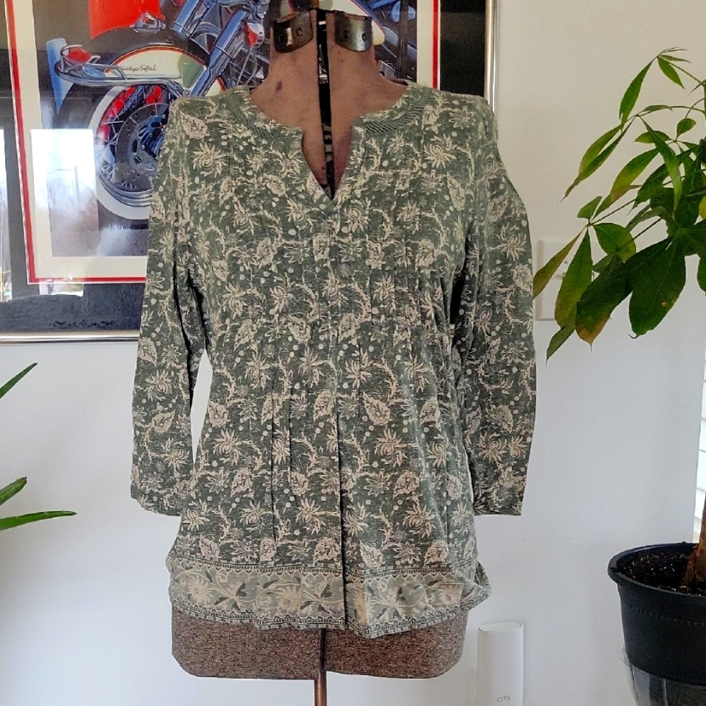 Lucky Brand Top Small Green